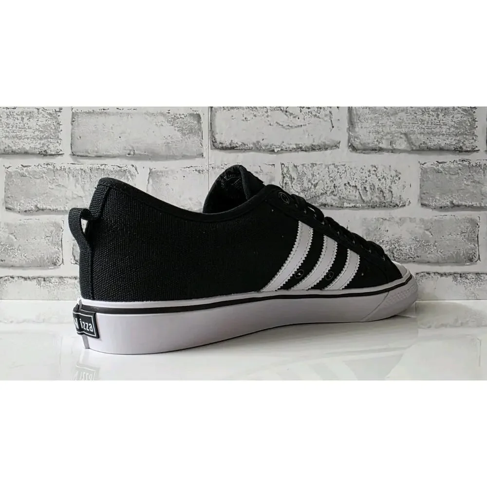 Adidas Nizza Core Men's Size 13 Black White Low Top Athletic Sneakers CQ2332